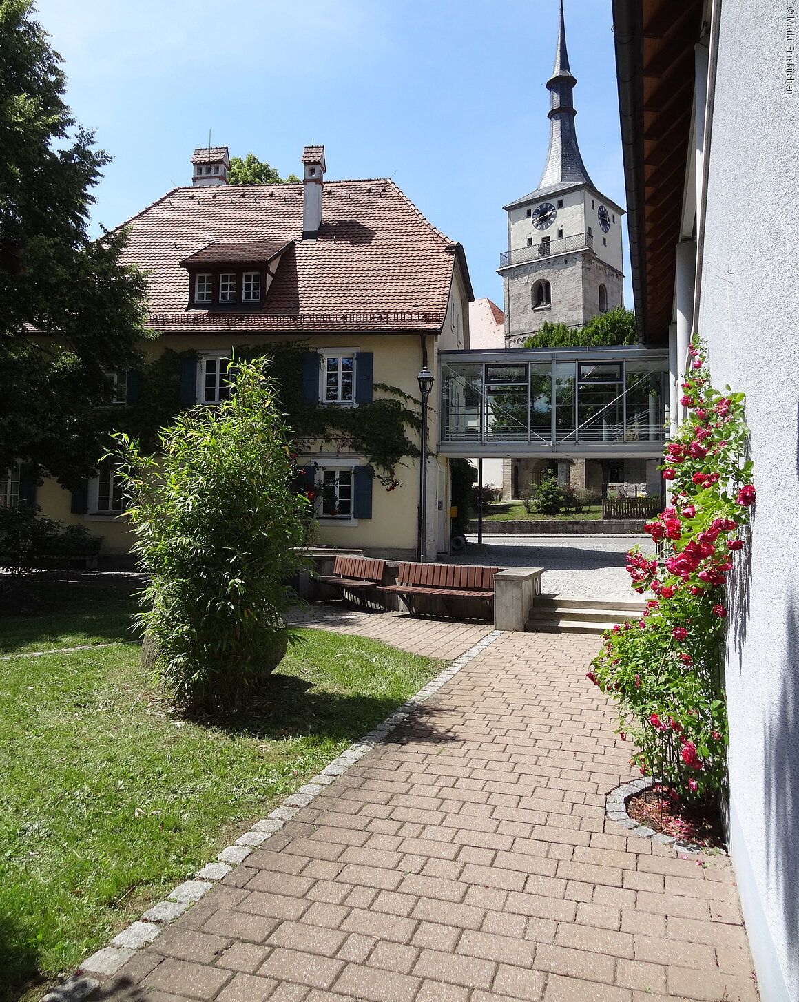 Rathaus und Kilianskirche (Emskirchen, Seigerwald)