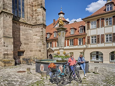 Innenstadt mit dem Rad entdecken (Ansbach, Romantisches Franken)