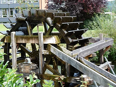 Wasserschöpfrad an der Wiesent (Ebermannstadt, Fränkische Schweiz)