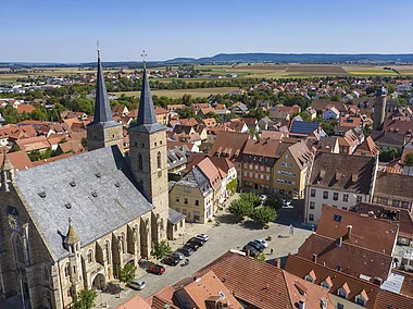 Blick von oben (Gerolzhofen, Steigerwald)