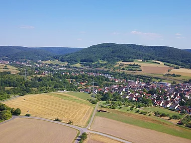 Blick auf Laufach (Spessart-Mainland)