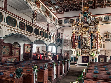 Innenansicht der Kirche (Regnitzlosau, Fichtelgebirge)