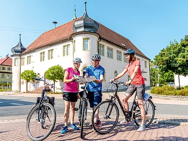 Grünkernradweg am Schloss Unterschüpf (Boxberg/Liebliches Taubertal)