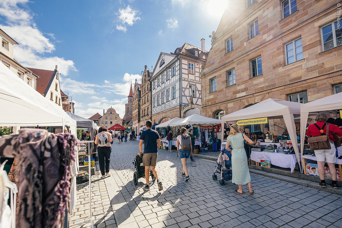 Grafflmarkt in der Fürther Altstadt am 25.06.2022