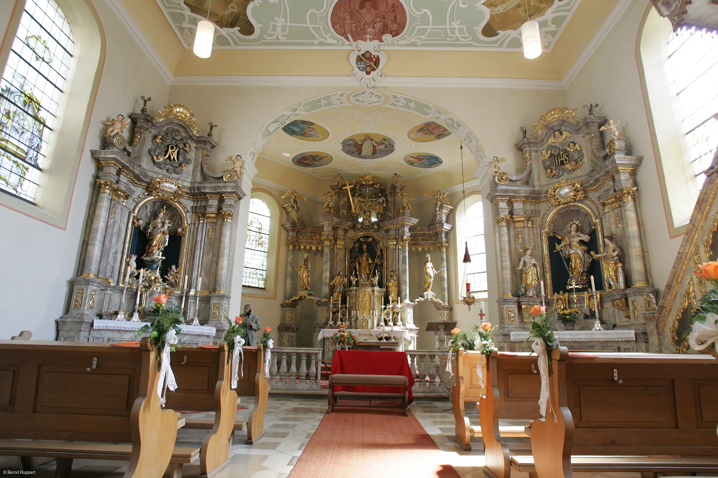 Altarraum alte Kirche St. Wolfgang (Hausen, Fränkische Schweiz)