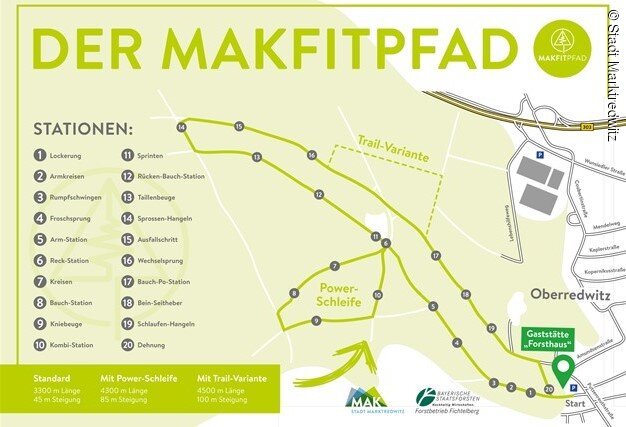 MAKFIT-Pfad (Marktredwitz, Fichtelgebirge)