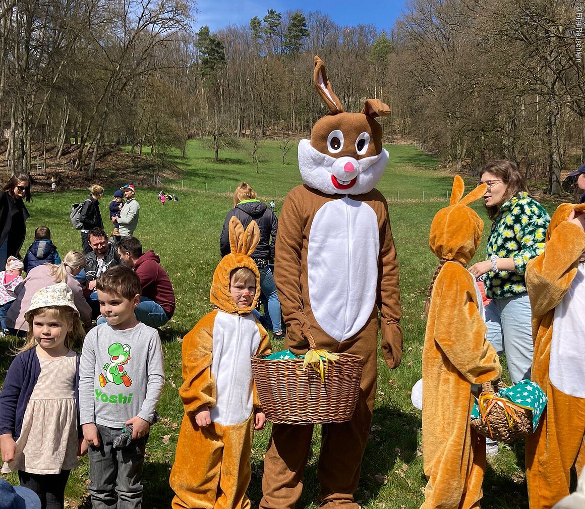 Osteraktion - Hasenschar an der Hahnsreuth