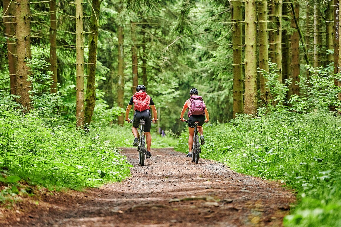 Mountainbiken in der Rhön